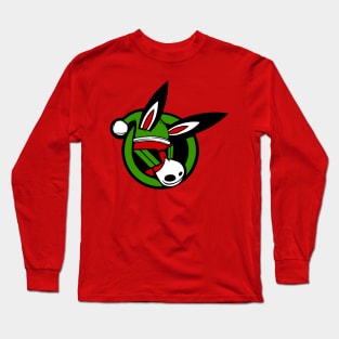 MOULE Head Logo With Santa Hat (Variant 2) Long Sleeve T-Shirt